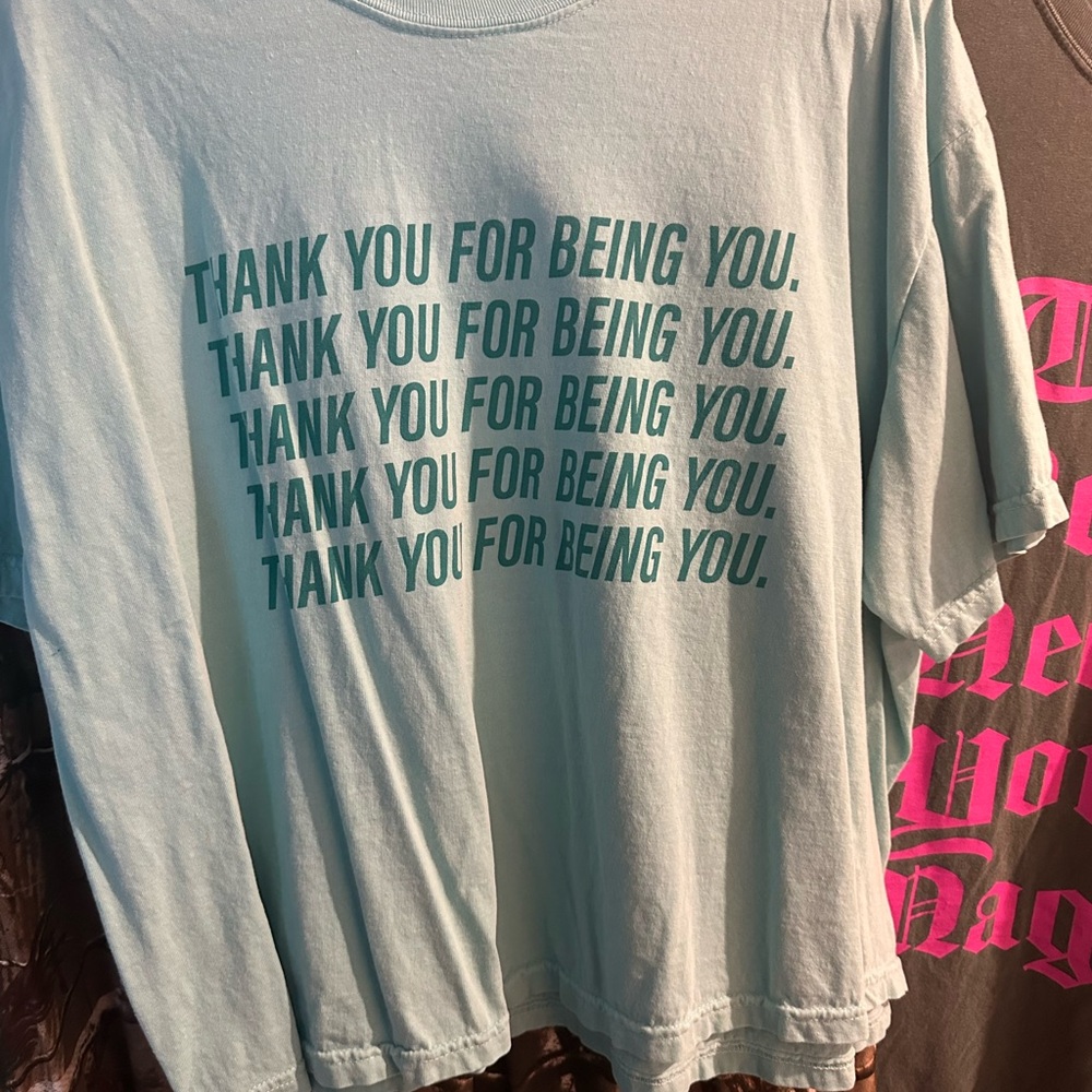 Light Blue Graphic T-Shirt